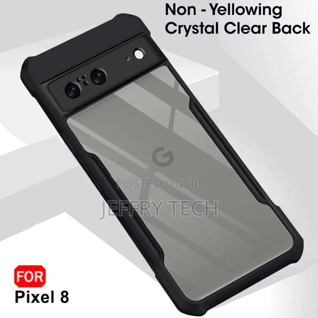 Shockproof Crystal Clear Back Cover Case for Google Pixel 8 - thumbnail 3