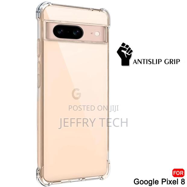 Shockproof Back Cover Case for Google Pixel 8 | Raised Bumps - thumbnail 2