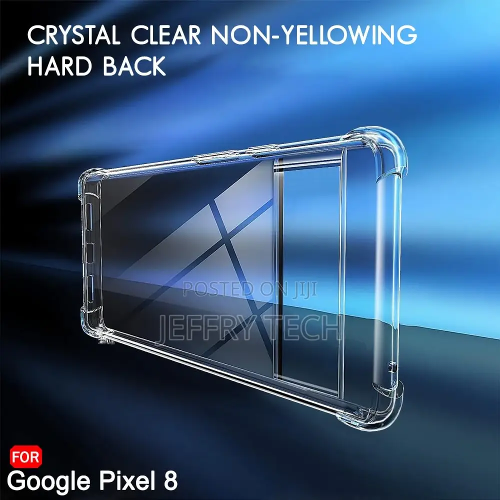 Clear Back Cover Case for Google Pixel 8 | Shock Proof Desig