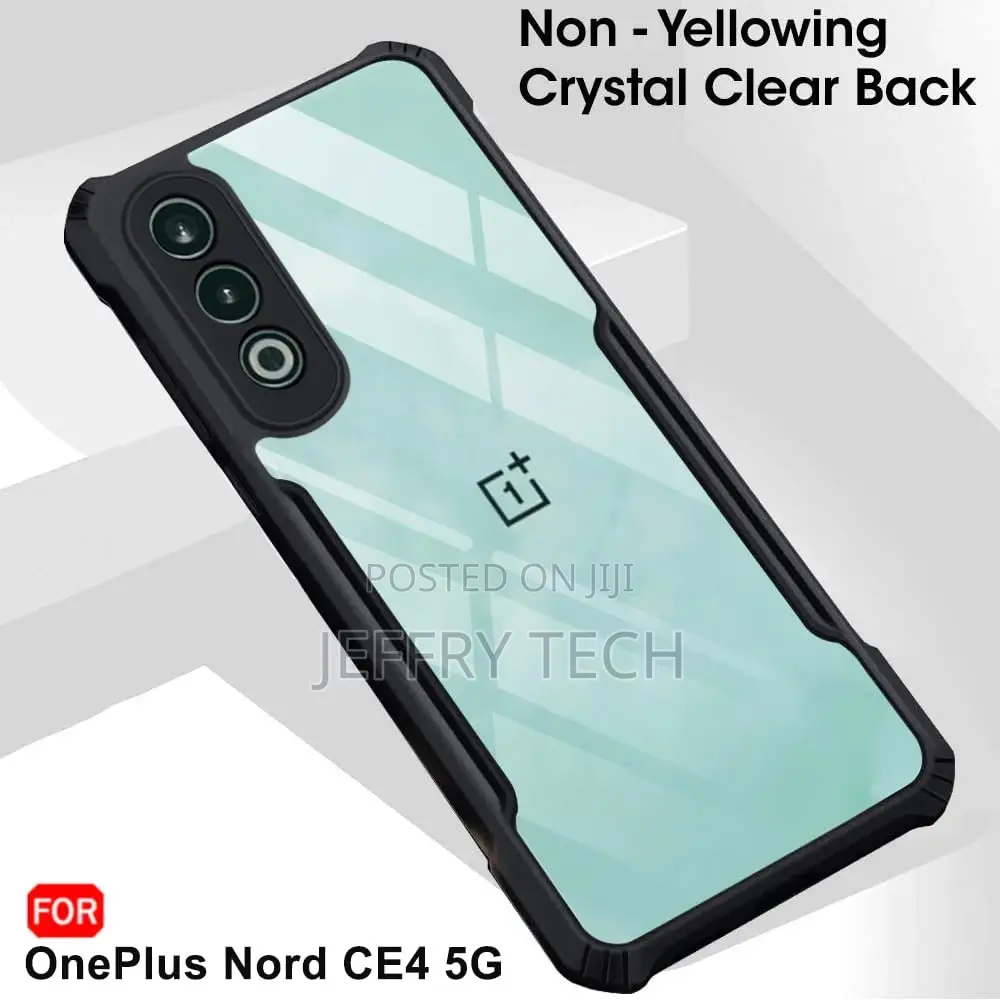Crystal Clear Back Cover Case for Oneplus Nord CE 4 5G |