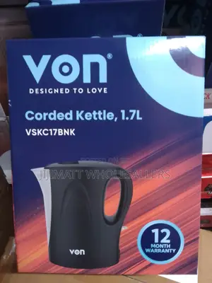 Electric Kettle Water Kettle Von Corded Kettle 1year Warrant
