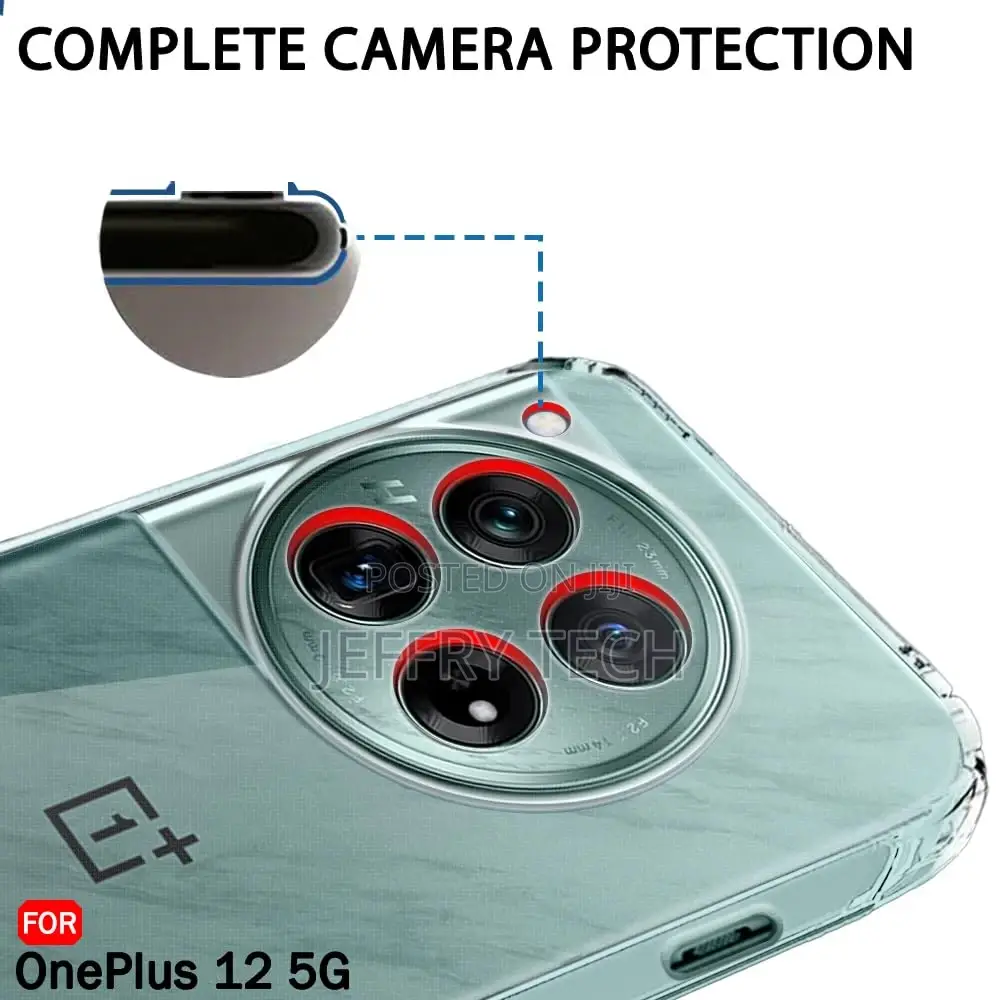 Cover Soft Case for Oneplus 12 5G | Best Camera Protection |