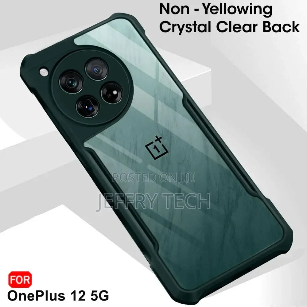 Shockproof Crystal Clear Back Cover Case for Oneplus 12 5G |