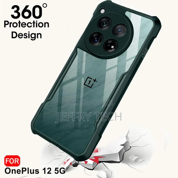 Shockproof Crystal Clear Back Cover Case for Oneplus 12 5G | - thumbnail 4