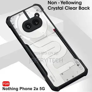 Shockproof Crystal Clear Back Cover for Nothing Phone 2a 5G