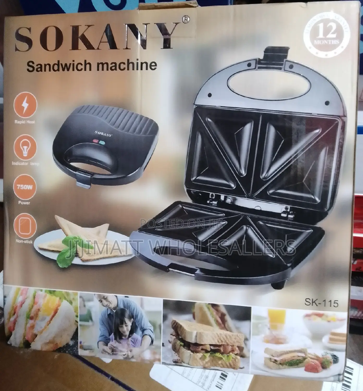 Sokany Sandwich Maker Sandwich Maker 3in1 Sandwich Maker.
