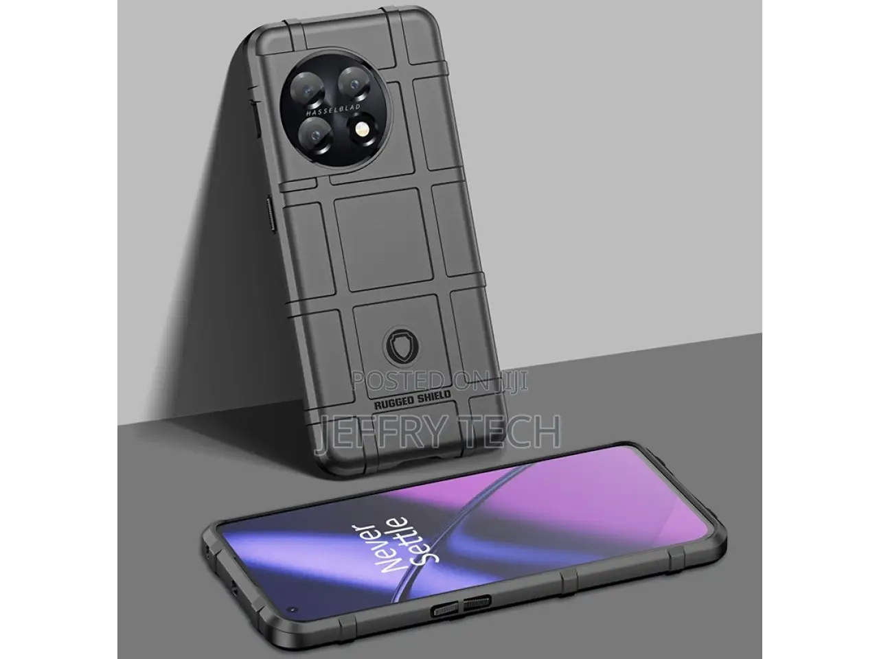 Oneplus 11 Rugged Shield Anti-Shock Case Black