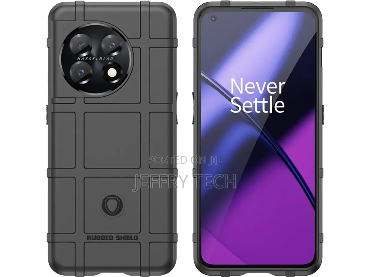 Oneplus 11 Rugged Shield Anti-Shock Case Black
