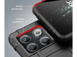 Oneplus 10T Rugged Shield Anti-Shock Case Black