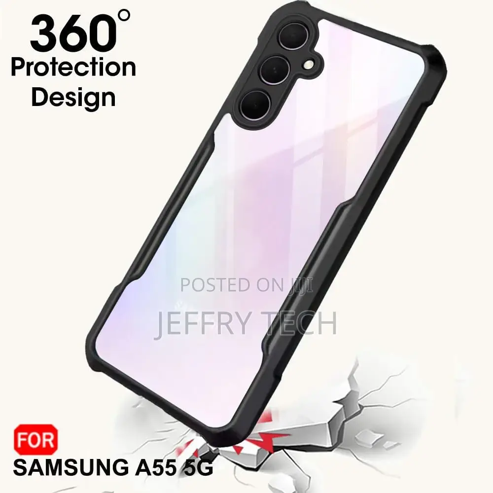 Crystal Clear Back Cover Case for Samsung Galaxy A55 5G | 3