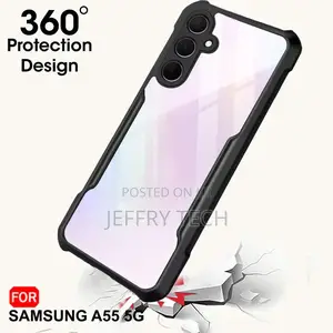 Crystal Clear Back Cover Case for Samsung Galaxy A55 5G | 3