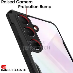 Crystal Clear Back Cover Case for Samsung Galaxy A55 5G | 3