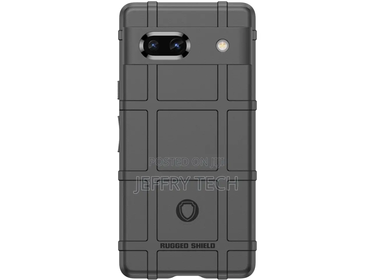 Google Pixel 7a Rugged Shield Anti-Shock Case Black
