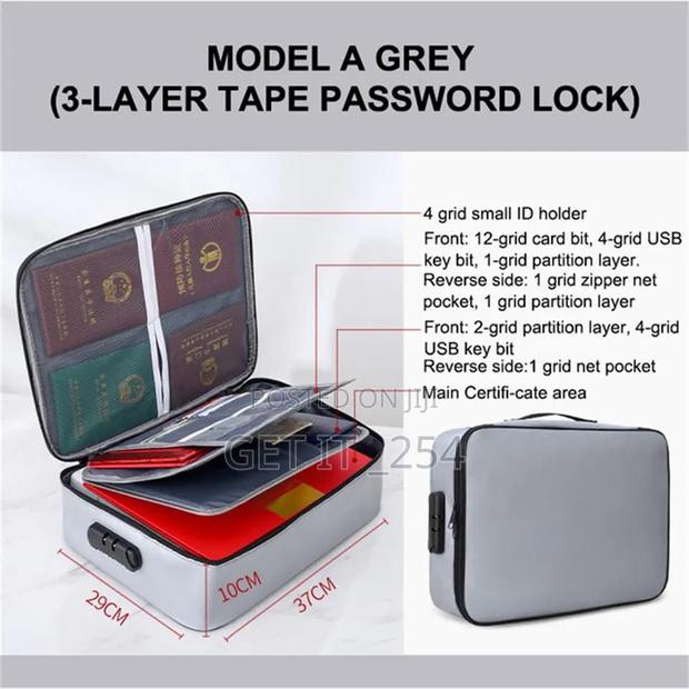 Large Capacity Document Bag Multifunctional Waterproof - thumbnail 3