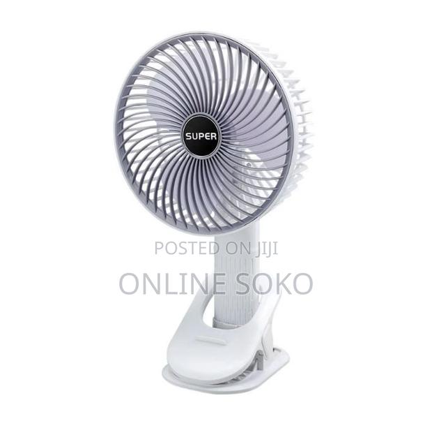 Multifunctional Portable Rechargeable Desktop Clip Mini Fan
