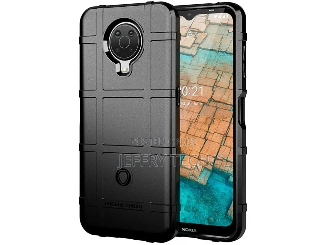 Nokia G20 Rugged Shield Anti-Shock Case Black