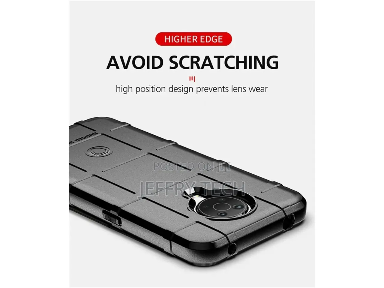 Nokia G20 Rugged Shield Anti-Shock Case Black