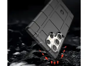 Samsung Galaxy S24 Ultra Rugged Shield Anti-Shock Case Black