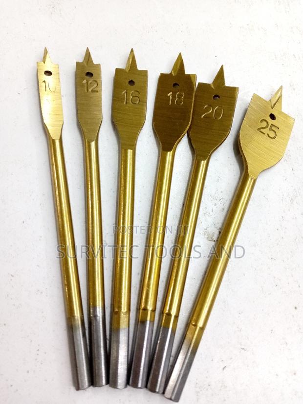 10-25mm Flat Woodwork Bits - main view