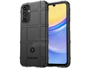 Samsung Galaxy A15 5G Rugged Shield Anti-Shock Case Black