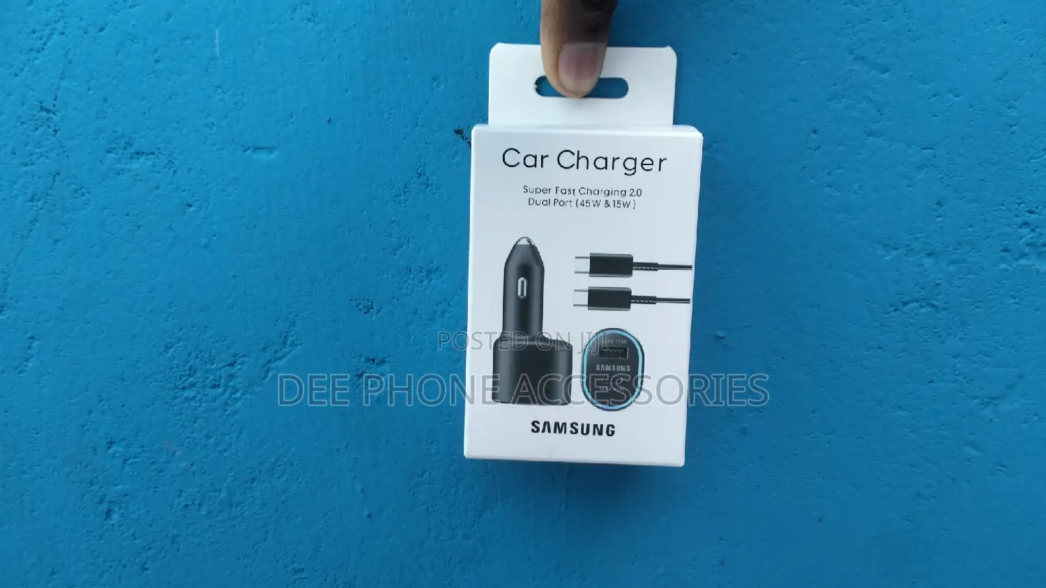 Samsung 45w Super Fast Charging Car Charger