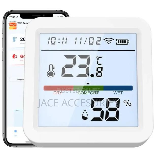 Wifi Temperature And Humidity Sensor(Hygrometer)