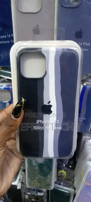 iPhone 13 Rainbow Soft Liquid Silicone Case Protective Back