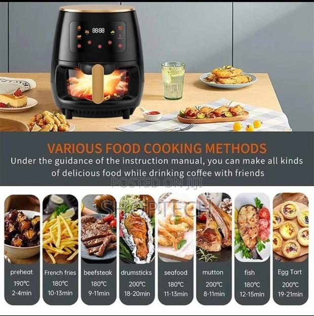 *Glass Oven Dessini Air Fryer 8 Litres*
