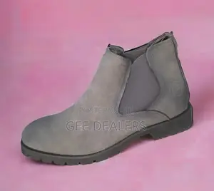 Grey Chelsea Boots >Men Boots>Leather Chelsea Boots