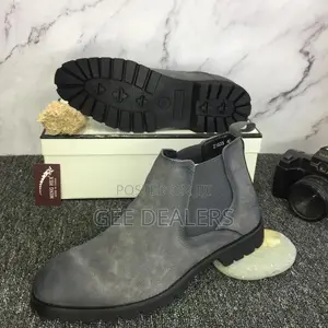 Grey Chelsea Boots >Men Boots>Leather Chelsea Boots