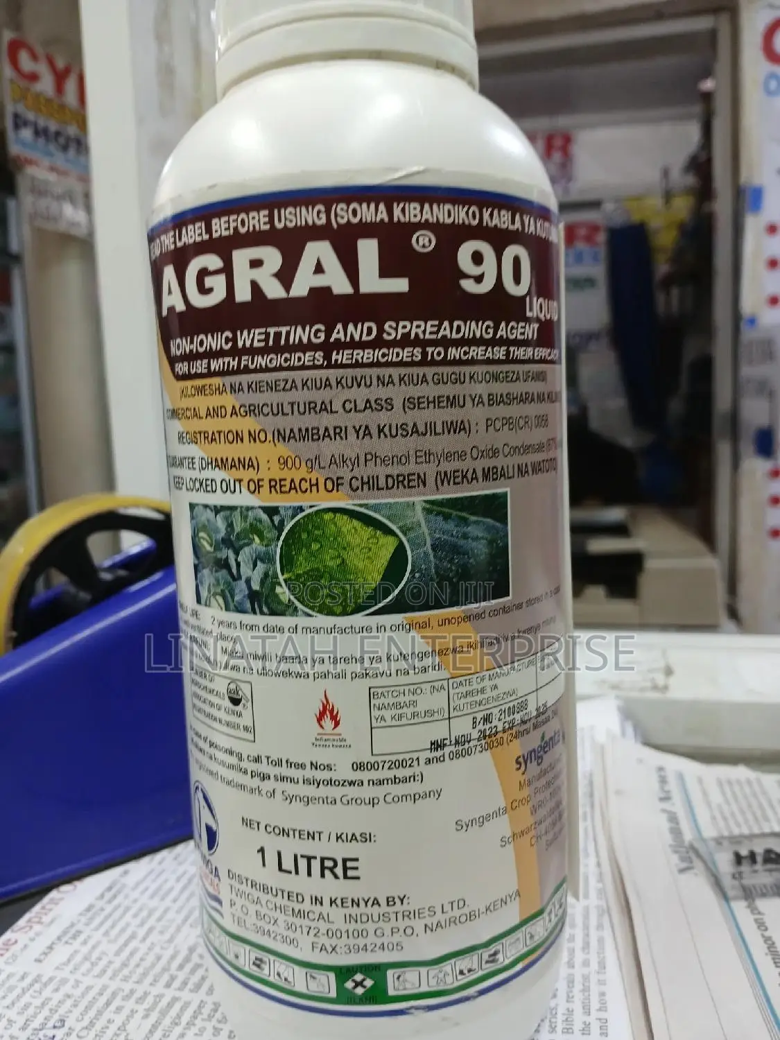 Agral 90 Liquid Non Ionic Wetting / Spreading Agent 1litre