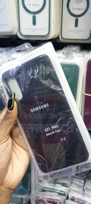 Olixar Black Soft Silicone Case - For Samsung Galaxy S21 Plu