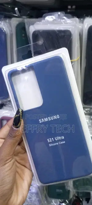WETY Silicone Case for Samsung Galaxy S21 Ultra