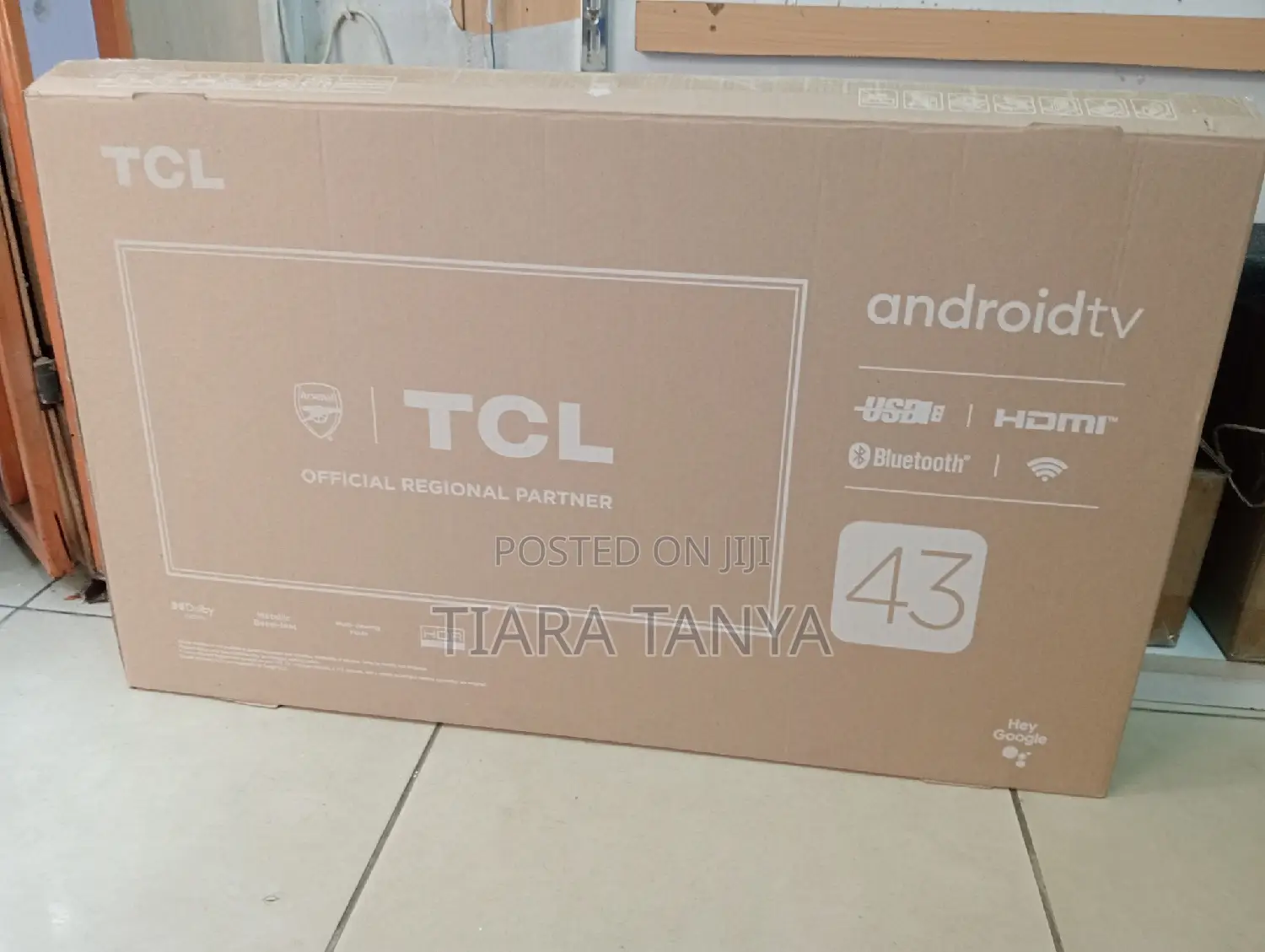TCL 43 Inch Smart Android Frameless Tv