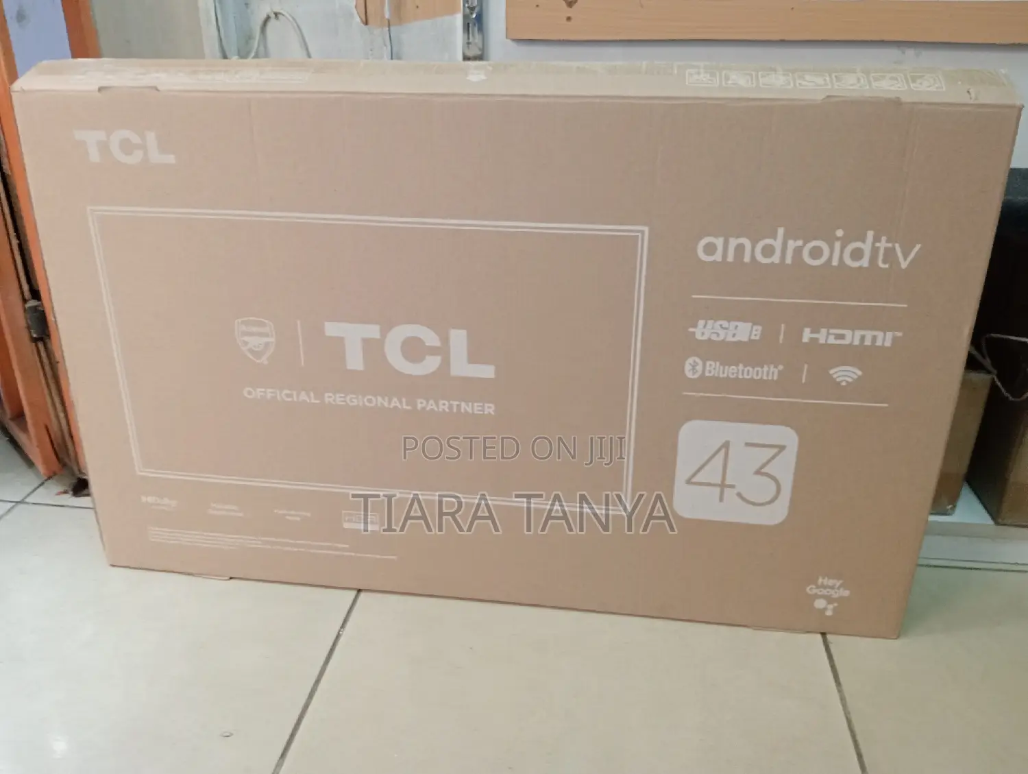 TCL 43 Inch Smart Android Frameless Tv