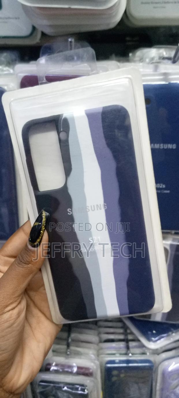 WEFCJ Samsung Galaxy "S21 " Rainbow Silicone Case - thumbnail 2