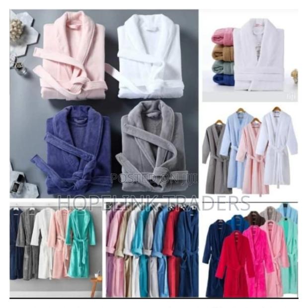 Bathrobe Long Shawl Plush Robe-Unisex - main view