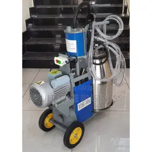 Milking Machine. With Single Bucket