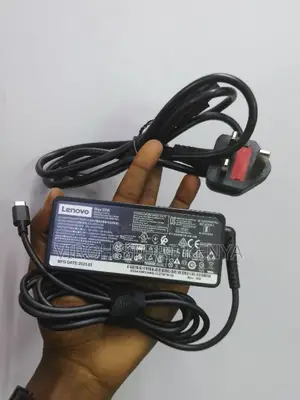 Lenovo Laptop Charger Type C + Power Cable - 65 Watts