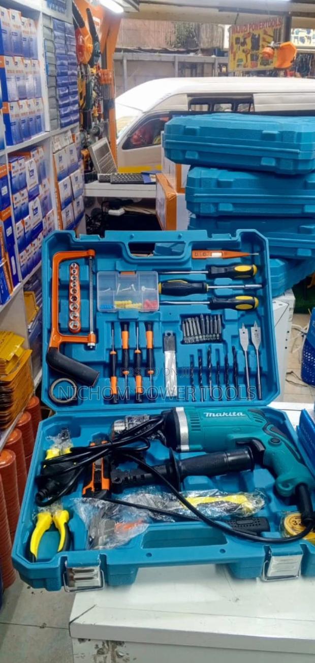 Electric Makita Corded Drill Set - main view