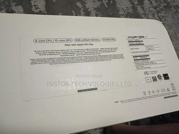 New Desktop Computer Apple iMac 8GB Apple M3 SSD 512GB - thumbnail 2