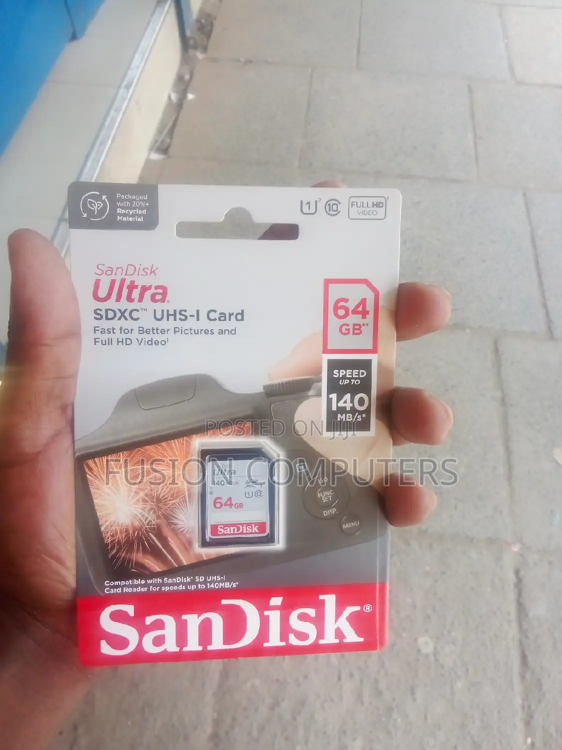 Sandisk 64gb Ultra Uhs-i Sdhc Memory Card Class 10for Camera