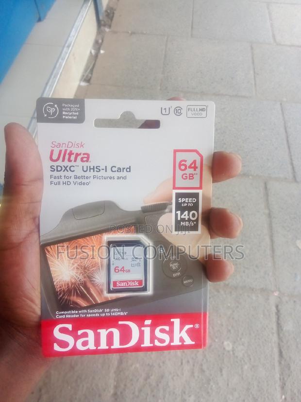 Sandisk 64gb Ultra Uhs-i Sdhc Memory Card Class 10for Camera - thumbnail 2