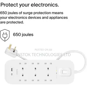 Belkin Connect Surge Protector 6-Outlet With USB-C and USB-A