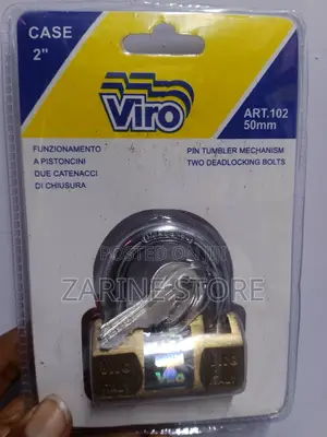 Viro Italy Padlock 50mm With Hardened Steel