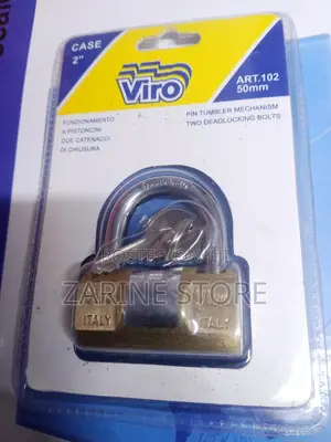 Italy Viro Padlock With Pin Tumbler Mechanism