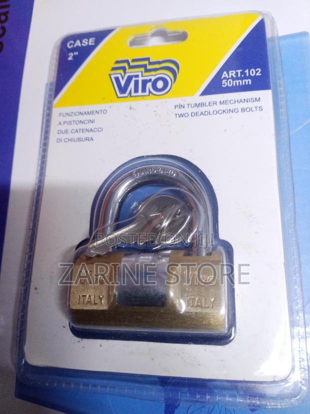 Italy Viro Padlock With Pin Tumbler Mechanism