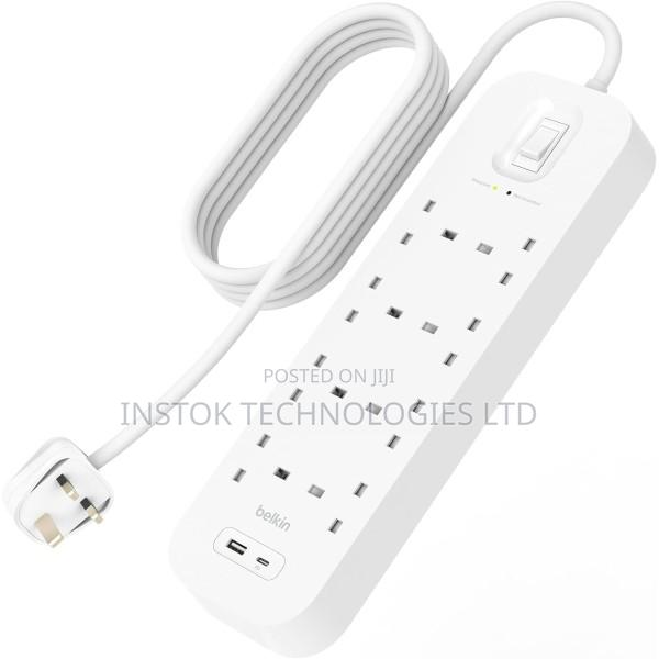 Belkin Connect Surge Protector 8-Outlet With USB-C and USB-A - thumbnail 2