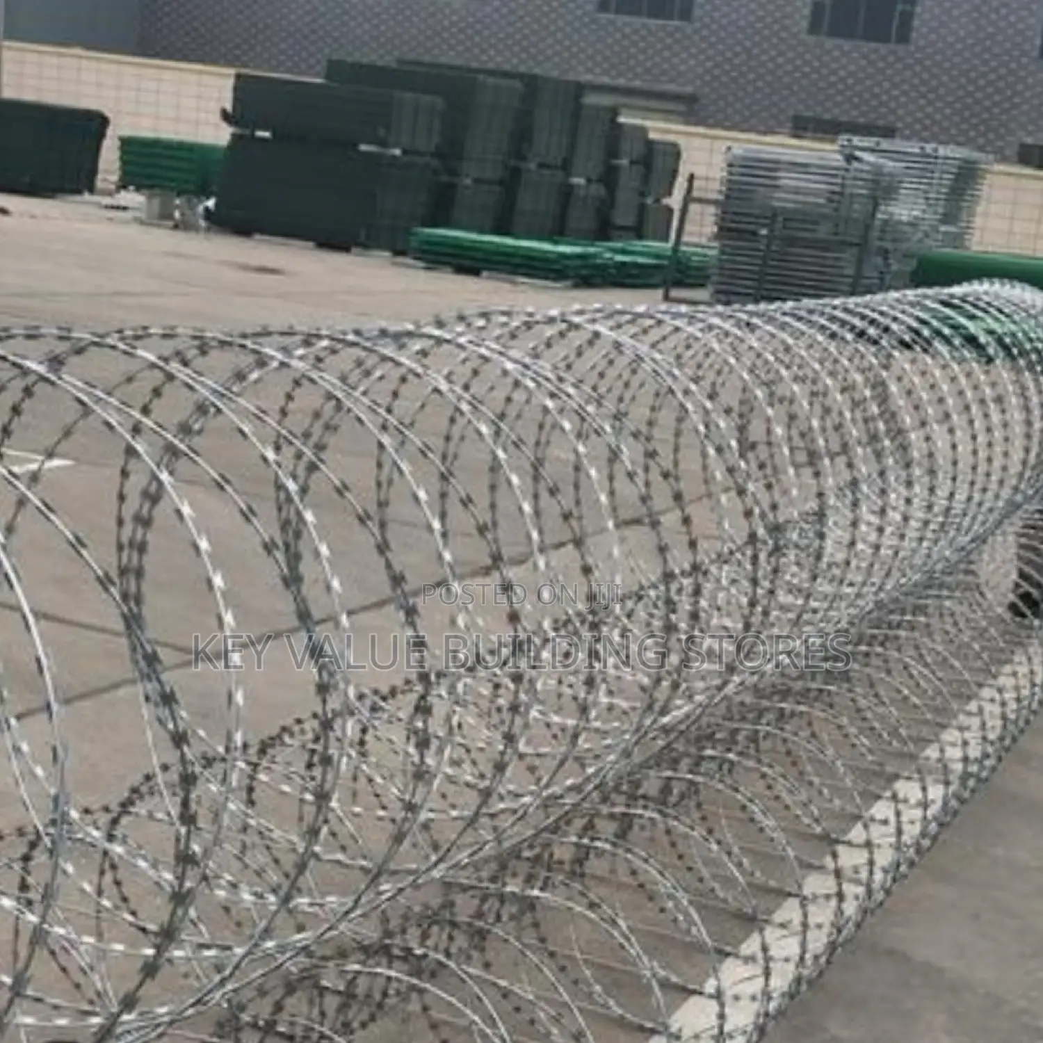 Sharp Galvanized Razor Wire
