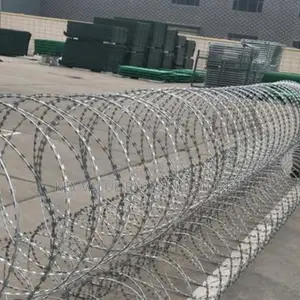 Sharp Galvanized Razor Wire